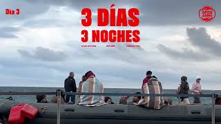 3 días y 3 noches en una patera: la acción de Open Arms y DoubleYou en Barcelona