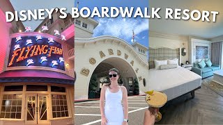 DISNEY WORLD VLOG! — Checking into Disney’s Boardwalk resort, room tour, Flying Fish & Jelly Rolls!