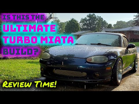 400hp Turbo Miata Build Review : Little car big power!