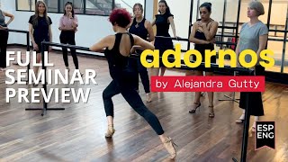 Video thumbnail for ⭐️ ADORNOS TANGO Full Seminar by Alejandra Gutty • Tango Coaching®