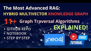 The most Advanced RAG - Hybrid Multivector Knowledge Graph +11 Traversal Graph Algorithms - Tutorial