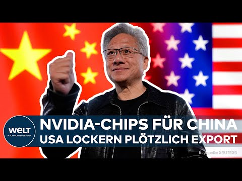 Video Thumbnail: USA: Nvidia liefert Chips nach China! Plötzlich lockert Trump den Export und will 25 % einbehalten