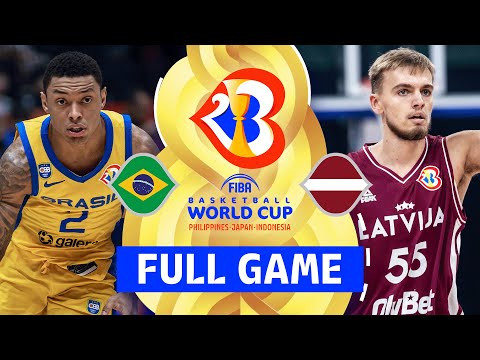 Brazil v Latvia | Full Basketball Game | FIBA Basketball World Cup 2023