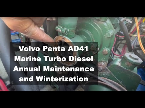 How to DIY Volvo Penta AD41 Annual Service and Winterization