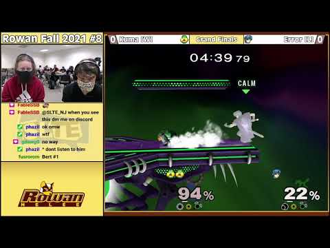 Rowan Fall 2021 #8: Kuma (Sheik) Vs. Error (Marth) - Grand Finals