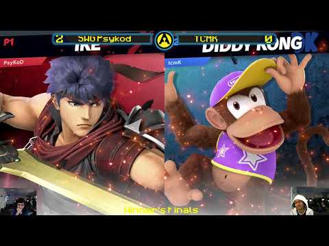 SWG PsyKoD(Ike) vs EGS tcmK(Ness)  Arcade Legacy #49  SSBU  Winners Finals