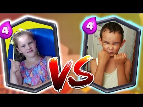 ДЕТИ ЮТУБЕРОВ устроили ДРАКУ !!! Дарина VS Тимур !!! Битва Детей в Clash Royale )))