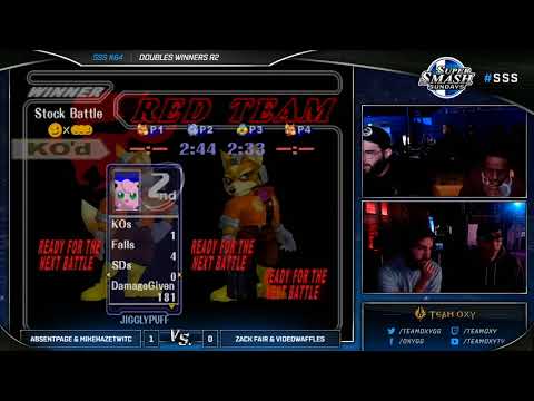 SSS #64 - BC | MikeHaze & CLN | AbsentPage vs. Zack Fair & Videowaffles - SSBM - Winners R2