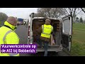 Vuurwerkcontrole op de A12
