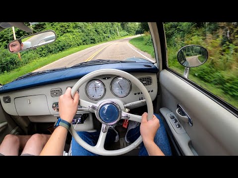 1991 Nissan Figaro - POV Test Drive (Binaural Audio)