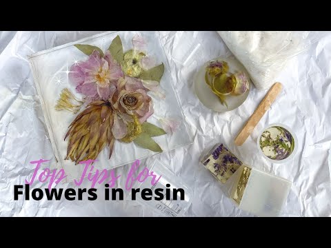 Top 5 Tips you should know for casting flowers in RESIN