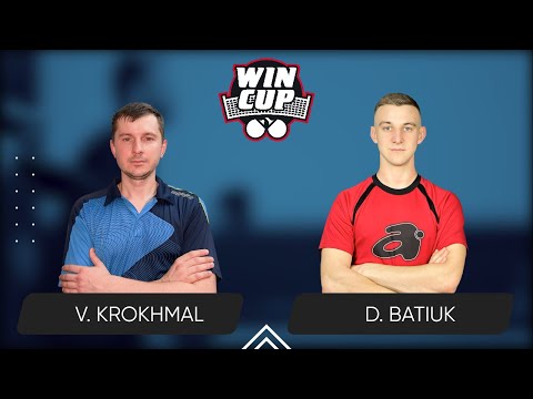 09:00 Vitalii Krokhmal - Dmytro Batiuk West 1 WIN CUP 26.08.2024 | Table Tennis WINCUP