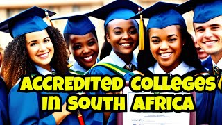 How To Check Registered And Accredited Colleges With Department Of Education In South Africa In 2024