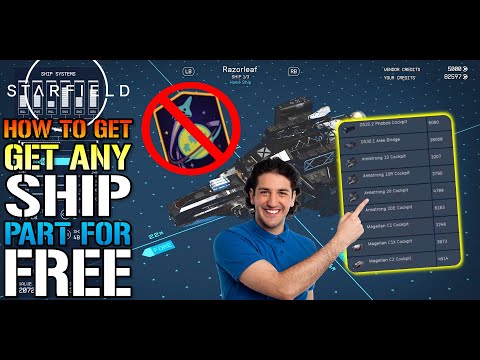 Starfield: Ship Builder GLITCH! How To Get Any Ship Part For Free! No RANKS Required! (Glitch Guide)