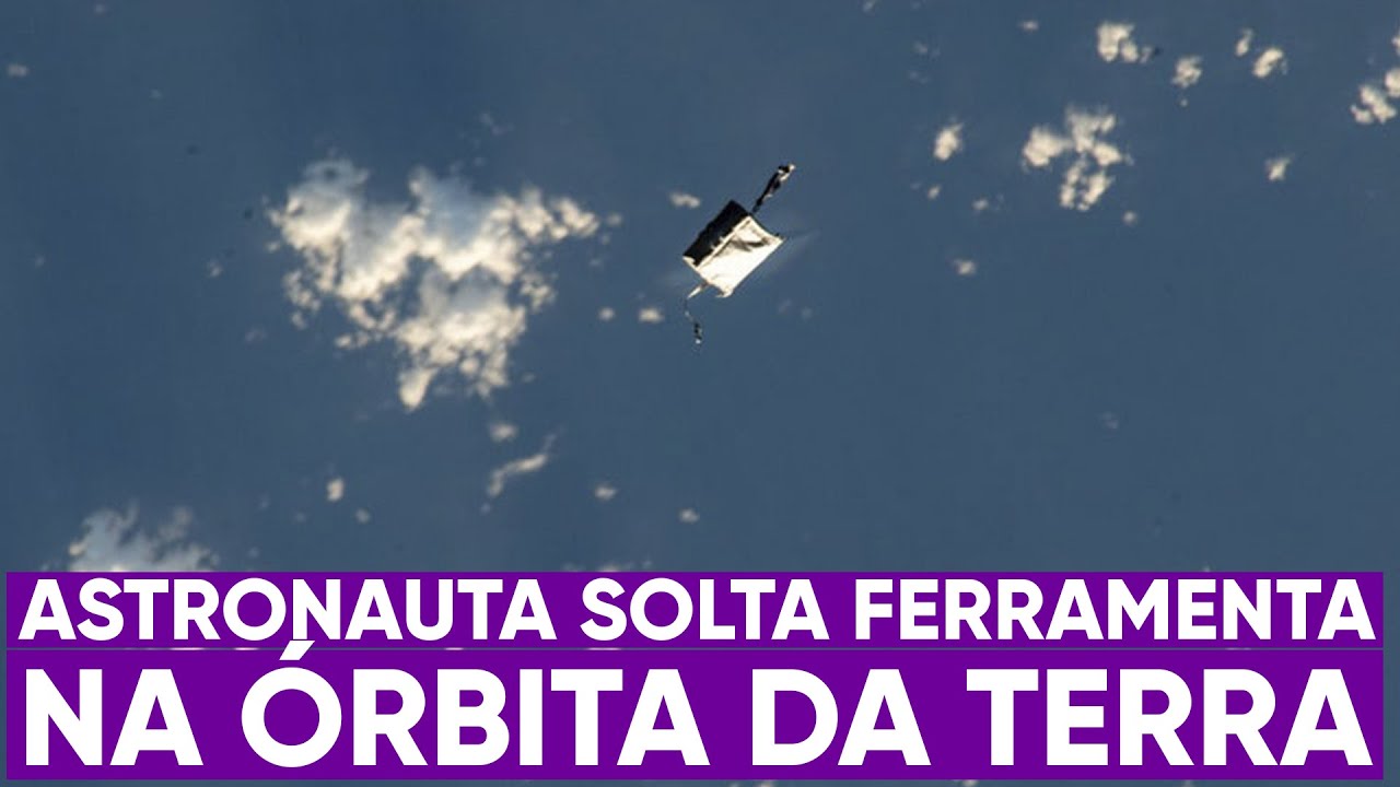 Astronauta deixa ferramenta cair no espaço