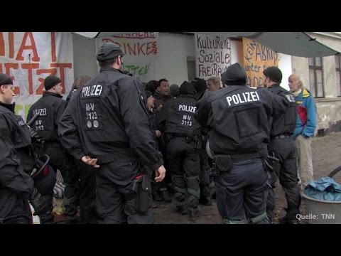 Besetztes Haus in Greifswald vollständig geräumt