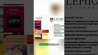 Lehigh's Tough Courses: Stochastic Calculus & More! #shorts