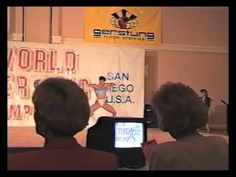World aerobic championship 1995 Virginia Fiorini