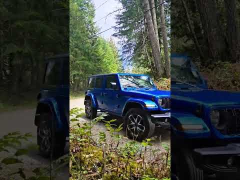 2024 Jeep Wrangler 4xe Sport S 4 Door 4x4 in Blue for sale at Alberni Chrysler in Port Alberni, BC