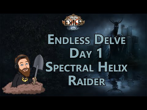 Level 86 Spectral Helix Raider - Endless Delve Day 1 - Lake of Kalandra 3.19