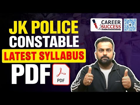 Jkp Constable New Syllabus ! 1815 Vacancies | @CareerSuccessJammu 9419145317