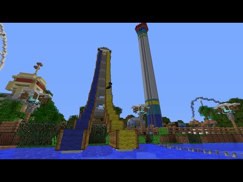 LEISURE GAMING - Minecraft 1.8 Theme Park Server Tour: MCAmusement