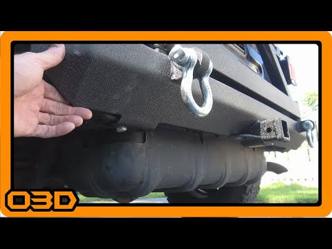 Installation of Smittybilt SRC Rear Bumper and Tire Carrier - Project 2004 TJ Wrangler