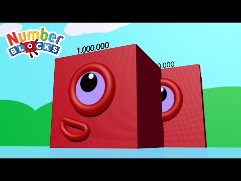 Looking for Numberblocks Step Squad 1000 vs 10,000 to 10 Million HUGE Standing Tall Number Pattern
