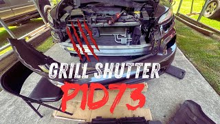 2014 - 2018 Jeep Cherokee P1D73 Grill Shutter Fix