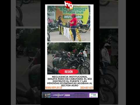 Negligencia institucional desata paro en Cabuyaro: