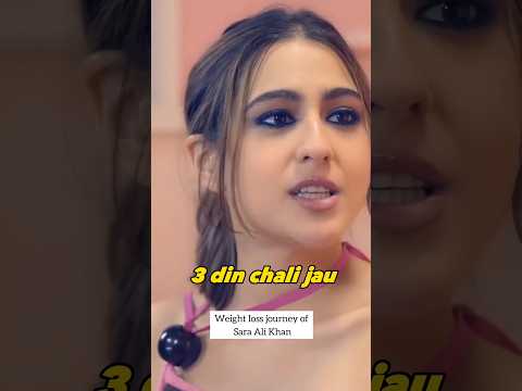 Weight loss journey of sara ali khan ft. Shehnaaz Gill #shorts #shehnaazgill #saraalikhan #weight
