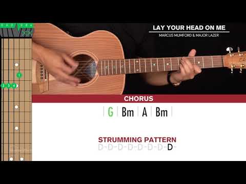 Lay Your Head On Me Guitar Cover Marcus Mumford Major Lazer 🎸|Tabs + Chords|