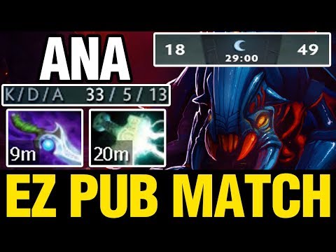 EZ PUB MATCH - Ana Plays Weaver WITH 33 KILLS - Dota 2