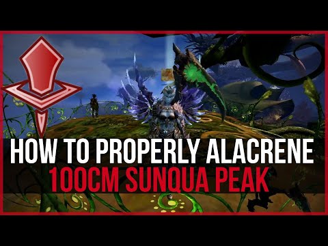 Guild Wars 2 - Alacrene POV Guide - 100CM Sunqua Peak Commentary [2021]