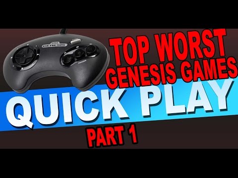 TOP WORST SEGA GENESIS GAMES - Part 1 (Quick Play)