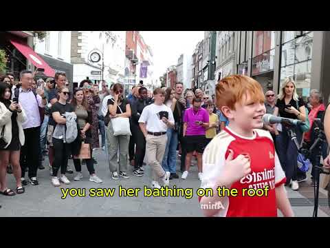 "12 year old young Ed Sheeran" is the new Ed on the street Hallelujah Jeff Buckley - Allie Sherlock