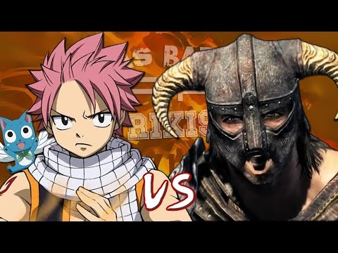 Natsu Dragneel vs Dovahkiin | Épicas Batallas de Rap del Frikismo