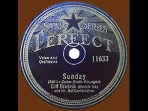 1927 HITS ARCHIVE: Sunday - Cliff Edwards