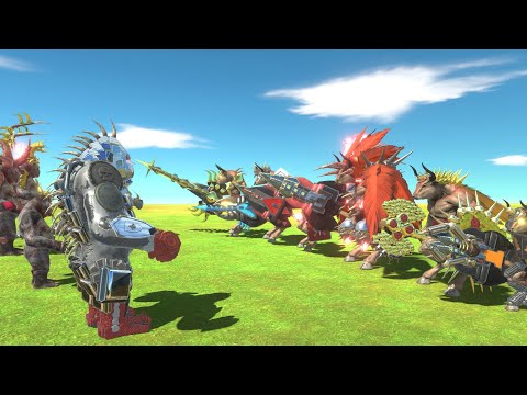 Minotaur of Evolution VS Goro of Evolution - Animal Revolt Battle Simulator