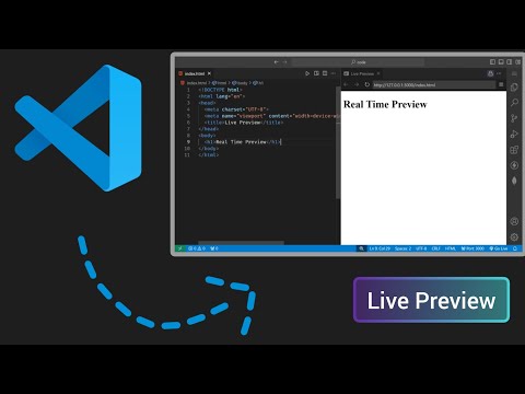 How to View Live Preview Side by Side in VS Code | Visual Studio Code Tutorial