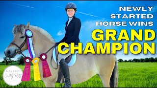 STARTING MY 3 YEAR OLD HORSE & WINNING GRAND CHAMPION! | VLOG