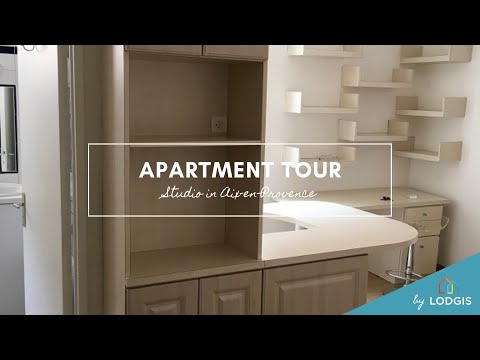 Apartment Tour // Furnished  23m2 in Aix-en-Provence – Ref : 1AA23274