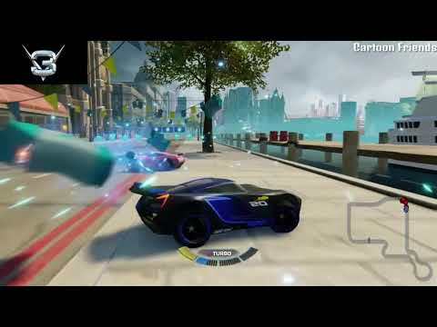 Cars 3  Battle Race Jackson Storm on London's Buckingham Sprint