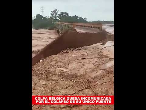 COLPA BÉLGICA QUEDA INCOMUNICADA POR EL COLAPSO DE SU ÚNICO PUENTE