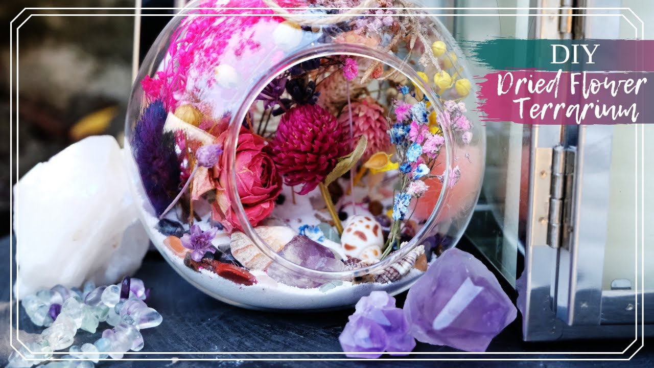 Dried Flower Terrarium | Making a Craft Kit | Beautiful DIY Decor