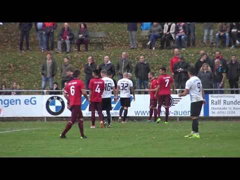 Fussball SV Oberzell gegen TSV Berg 4 11 2017 Spielausschnitte