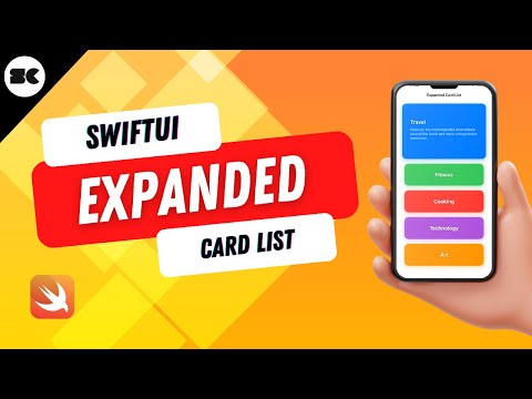 How to Create Expanding Card List in SwiftUI 🚀 IOS 16.0+