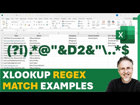 'REGEX Match' Examples for Excel's XLOOKUP Function - The Super-Powered *Wildcard* Alternative