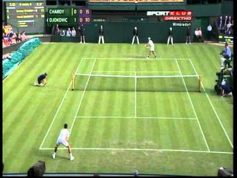 Djokovic vs. Chardy  - R1 (Wimby'11)