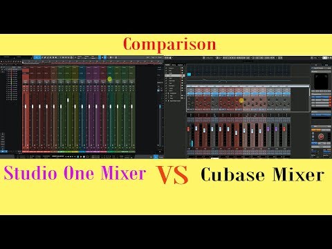 Cubase Pro Vs Studio One ǁ Daw Mixer Comparison ǁ